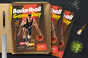 Basketball Game Day Flyer Template, a Flyer Template by Boostock (Thumbnail 2 of 6)