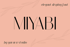 Miyabi Duo Font