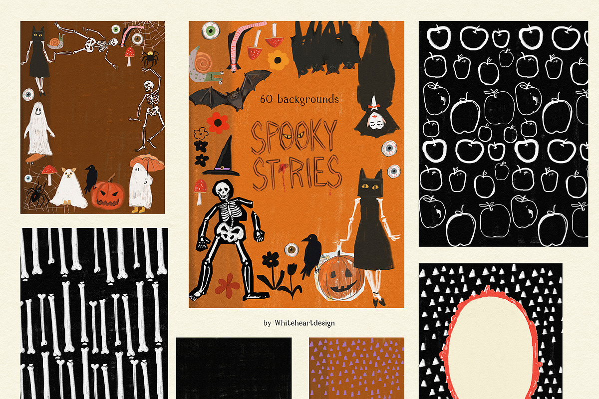 Halloween Png Illustrations Posters, a Decorative Illustration by whiteheartdesign (Photo 2 of 19)