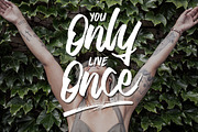 Slow Attack - Double Fonts, a Script Font by Basilisk Type (Thumbnail 2 of 9)