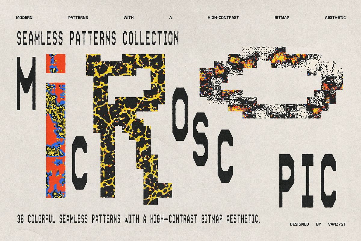Microscopic Seamless Patterns, a Pattern Graphic by Vanzyst (Photo 5 of 9)