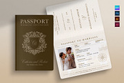 Passport Invitation Template, an Invitation Template by BrandPacks (Thumbnail 1 of 4)