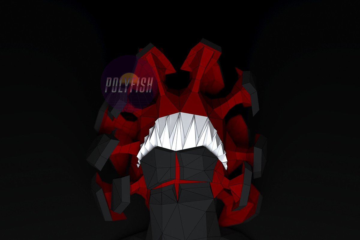 DIY Angel Death 3D model template, a Templates & Theme by PolyFish (Photo 6 of 6)