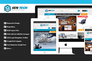 Sentech - Responsive Magento Theme