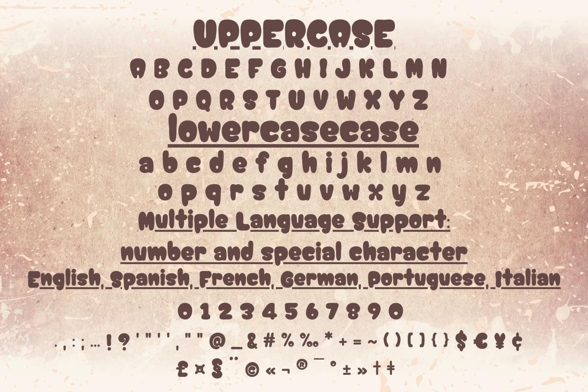 Groovy Vintage Era - Handwritten, a Handwritten Font by Charmingbear59.design (Photo 5 of 5)