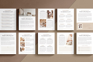 Elegant Workbook Template CANVA