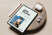 Resume - CV - Template _Word & Canva, a Resume Template by TemplateFolio-Shop (Thumbnail 2 of 6)