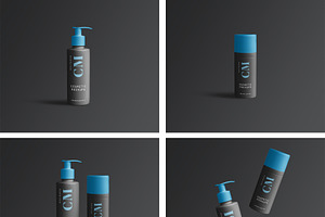 Cosmetic Product Bottle Mockups