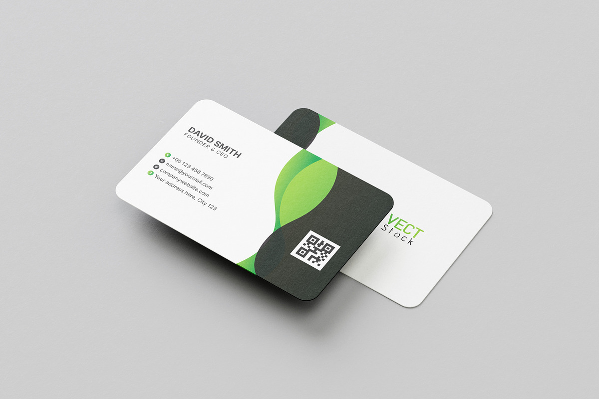 Creative and Modern Business Card, a Business Card Template by VectStock (Photo 6 of 6)