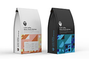 Food or Coffee Pouch Bag Mockup, a Cups & Container Mockup by Ram Studio LLC (Thumbnail 14 of 23)