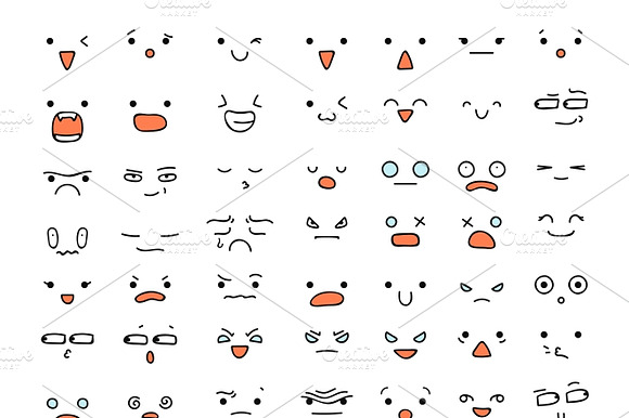 Big Set Of 63 Pieces Color Emotions