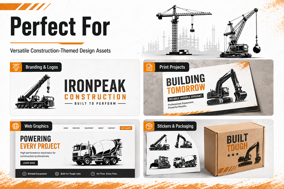 Construction Vector Set, an Object Graphic by AvalgaCollectiblesan (Photo 4 of 4)