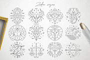 Zodiac Signs and Constellation, an Object Illustration by Alisovna (Thumbnail 4 of 12)