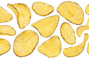 Homemade kettle potato chips, a Food & Drink Photo by Max Lashcheuski