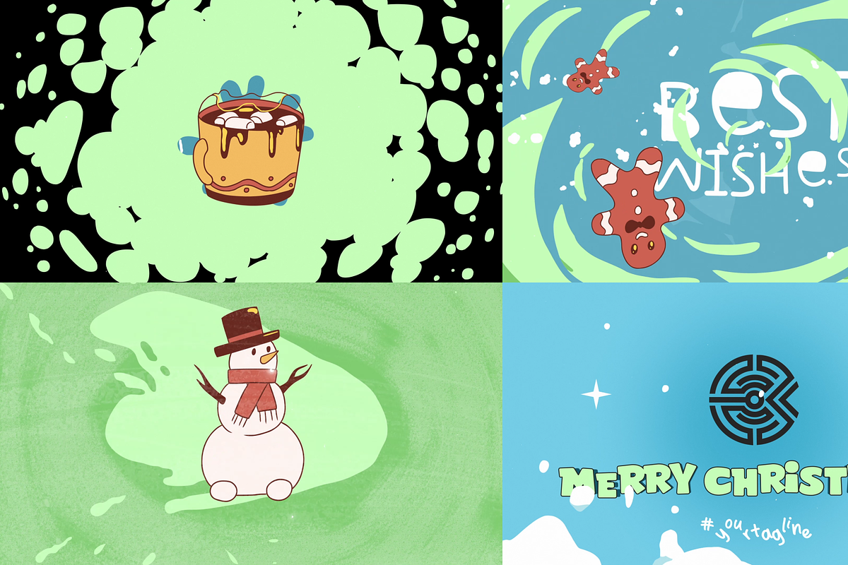 Christmas Morphing Logo | DaVinci, a Templates & Theme by FlashFXbox (Photo 1 of 2)