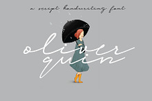 oliver quin - handwriting script