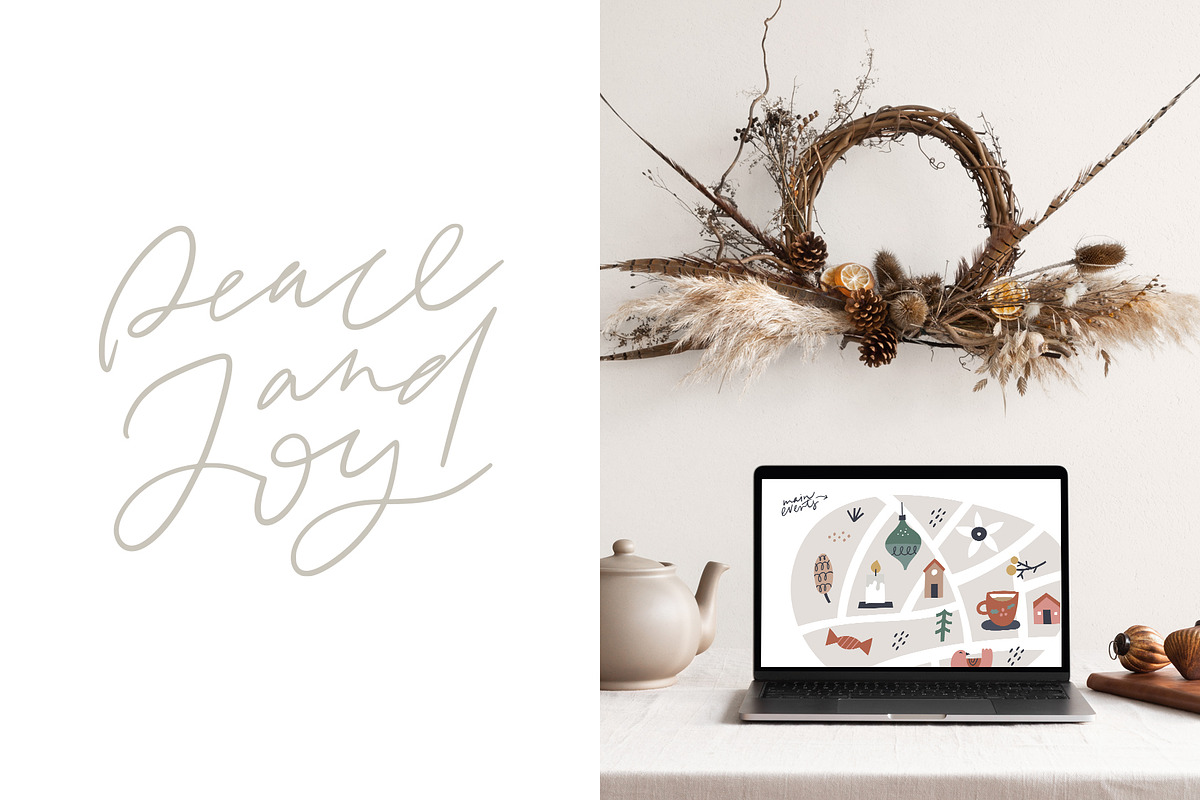 Scandi Christmas: map & card creator, a Decorative Illustration by Olia (Photo 15 of 19)