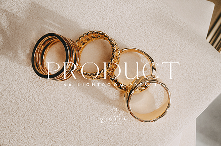 20 Products and Jewelry Presets, a Preset Add-On by Oak Digital Studios