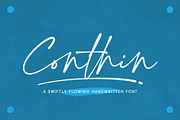 Conthin | Handwritten Font, a Handwritten Font by Lemonthe (Thumbnail 1 of 9)