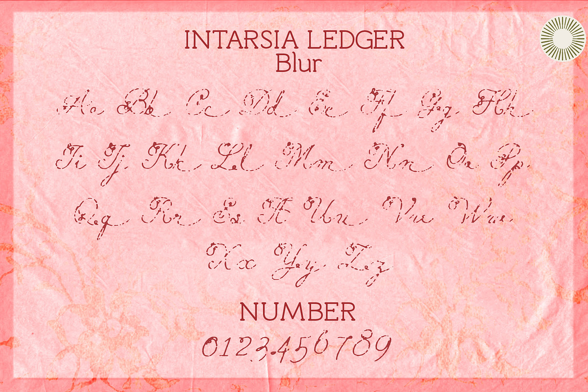 Intarsia Ledger - Artisan Script, a Script Font by Setara Langit CreativeStd (Photo 14 of 14)