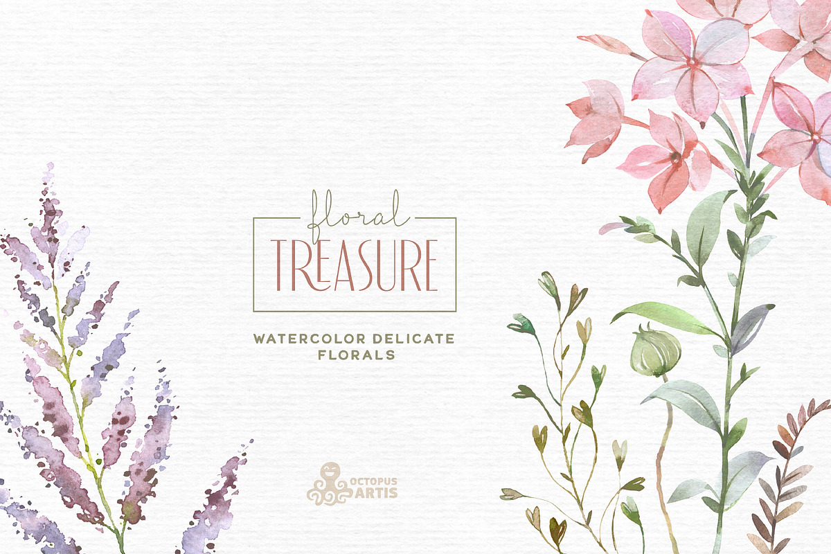Floral Treasure. Gentle Collection, an Illustration by OctopusArtis (Photo 10 of 12)