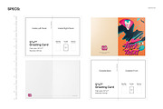 Halloween Vampire 5x7 Card Template, a Card Template by creatsy5 (Thumbnail 2 of 5)