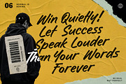 Blackdaws - Rough Handwritten Font, a Handwritten Font by Subectype Studio (Thumbnail 10 of 12)