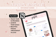 Instagram Planner Notion Template, a Templates & Theme by bellaROSEworkshop (Thumbnail 4 of 10)
