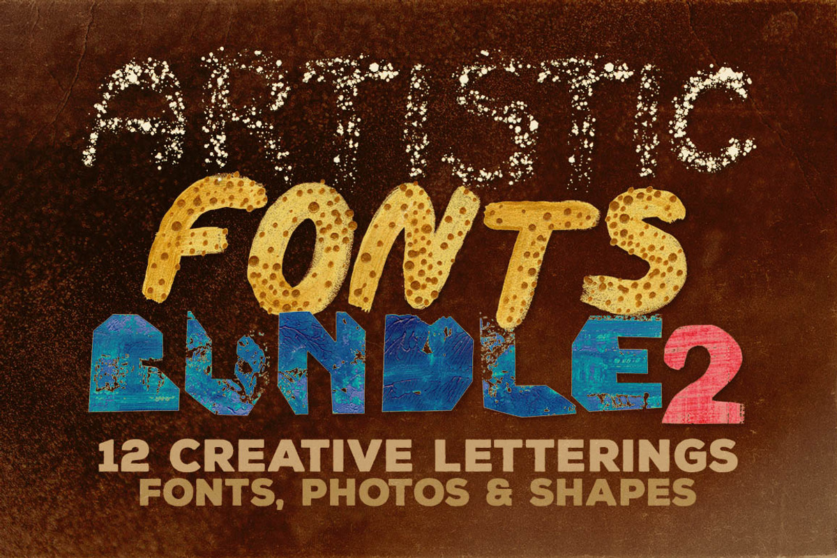 Artistic Fonts Bundle 2