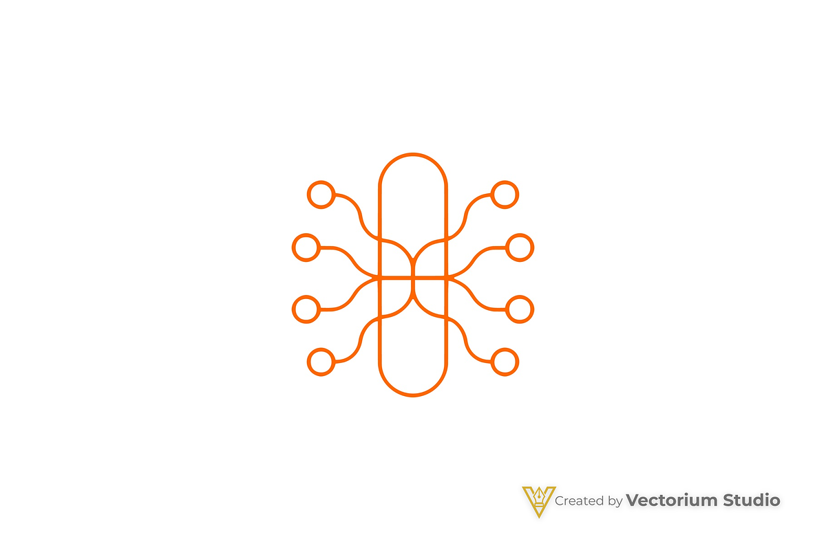 Circuit Node Abstract Logo, a Branding & Logo Template by Vectorium Studio (Photo 15 of 16)