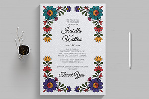 Wedding Invitation Card, a Flyer Template by MightyDesign