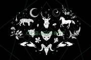 Green Witch. Magic of Nature, a Decorative Illustration by OlgaSoi007 (Thumbnail 9 of 10)