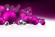 Big violet Christmas & New Year set, a Decorative Illustration by Vjom (Thumbnail 5 of 20)