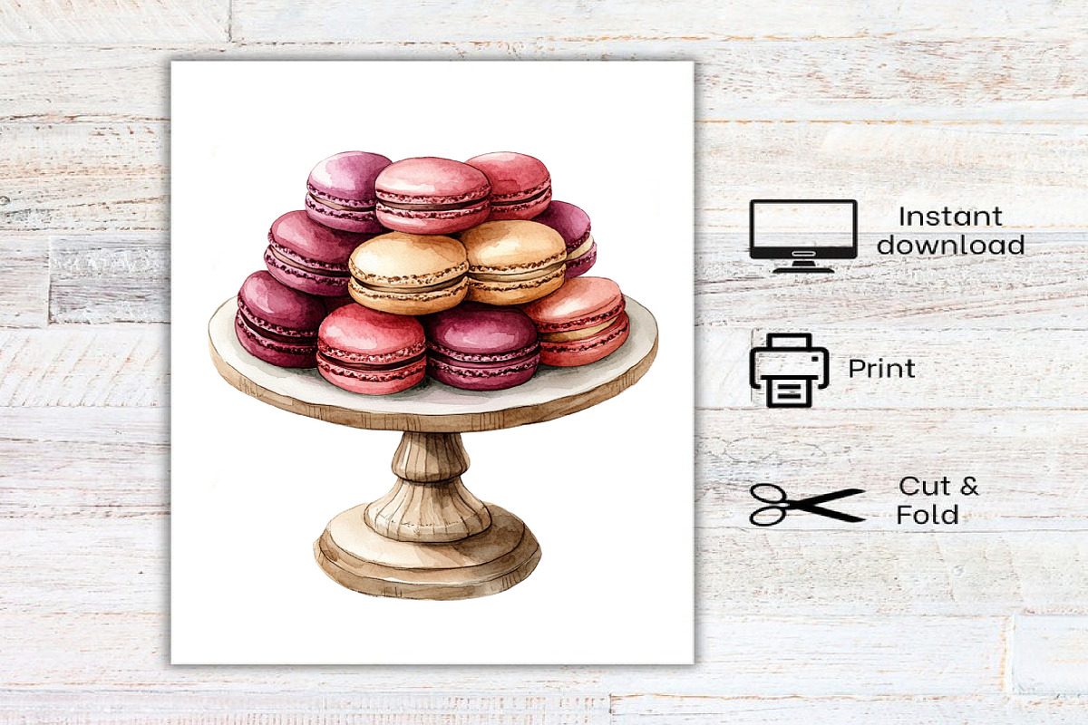 Elegant Burgundy Christmas Clipart, an Illustration by Canvas Craft (Photo 7 of 7)