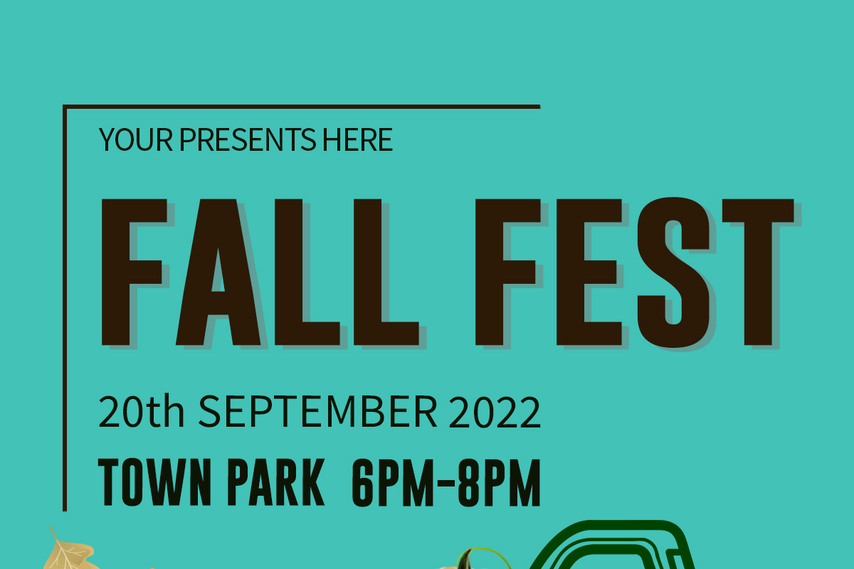 Fall Festival Social Media Templates, a Social Media Template by designerzDukan (Photo 2 of 6)