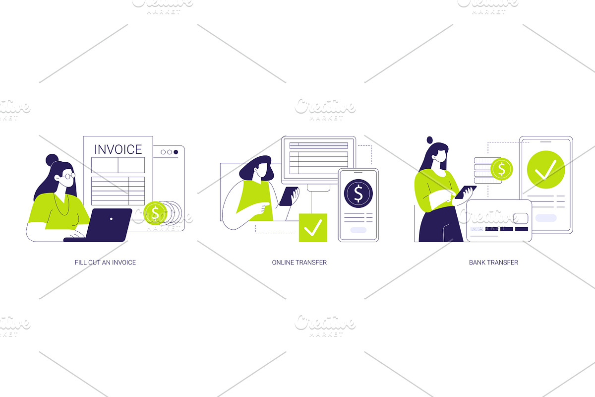 Remote payroll isolated cartoon, a Finance Illustration by Visual Generation