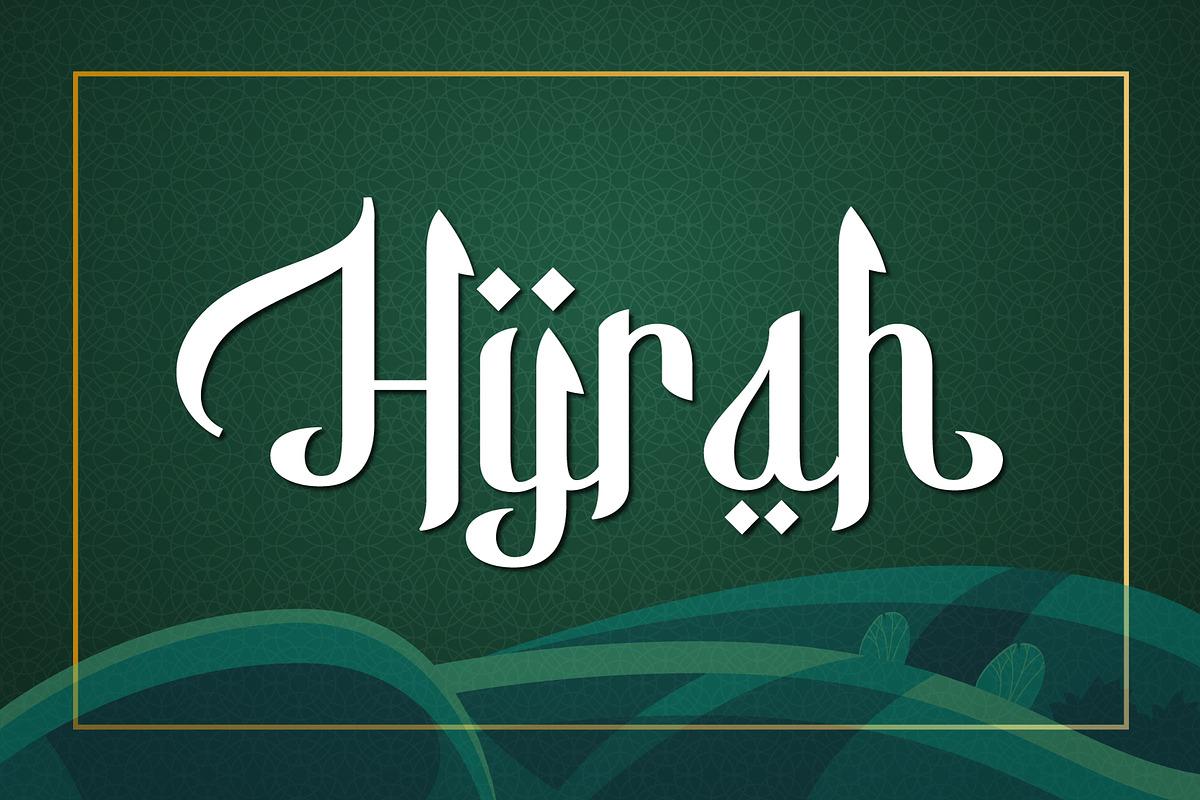 Basmala - An Arabic Style Typeface, a Font by Afkari Studio (Photo 8 of 14)