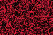 abstract zen tangle doodle, a Pattern Graphic by AAN Seamless Shop (Thumbnail 3 of 4)