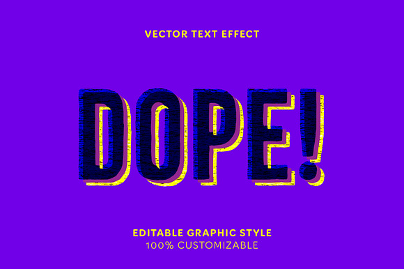 Bold Distressed Text Effect preview 4