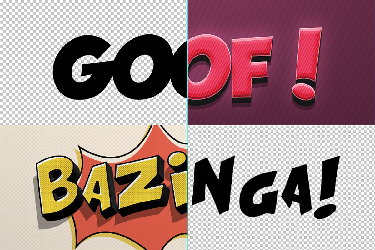 Cartoon Text Effects, a Brushes & More by Graphicdome (Photo 5 of 5)