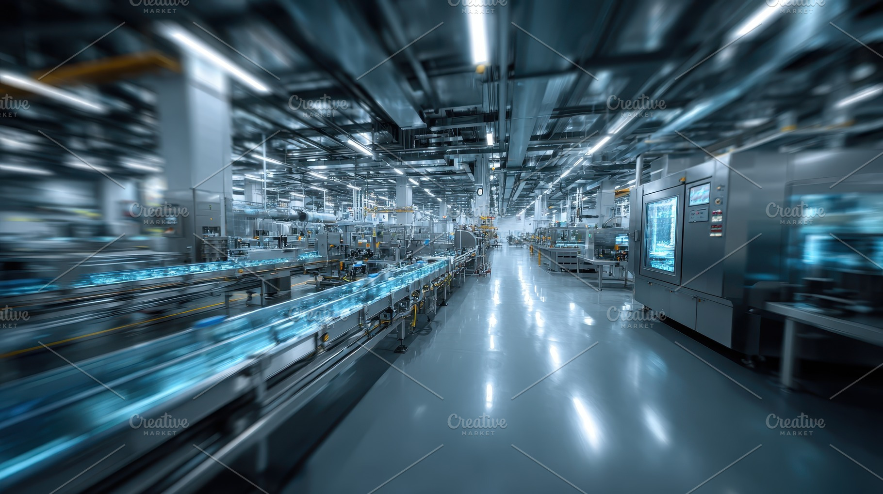 Modern automated factory production, a Photo by Pixeness Studio