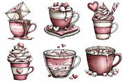 Valentine Vibes Cocoa Clipart, an Illustration by Daily.Designs (Thumbnail 7 of 7)