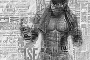 Paper print Photoshop Action preview 3