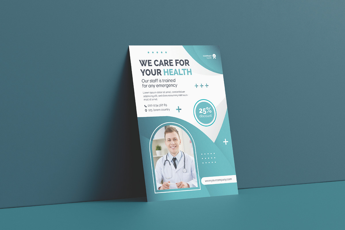 Sale health care flyer template, a Flyer Template by Workhu (Photo 4 of 4)