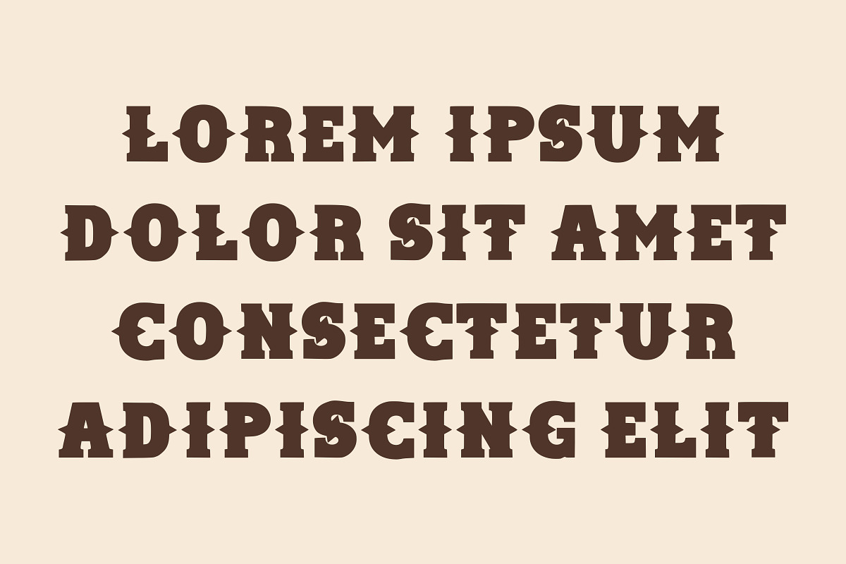 Old West Font – Vintage Western, a Slab Serif Font by Limited.studio (Photo 4 of 5)