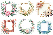 Wedding Photo Frames Clipart, an Illustration by Designworld (Thumbnail 4 of 6)