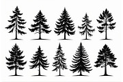 Majestic pine trees silhouette, an Illustration by Amazin_art (Thumbnail 8 of 11)