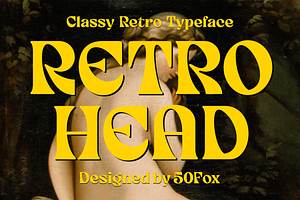 Retro Head Classy Retro Typeface