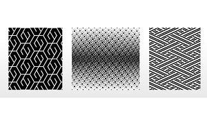 Geometric set of patterns, a Pattern Graphic by RODINA