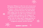 Bohemian Whispers Serif Font, a Serif Font by Sparkle & Speckle (Thumbnail 5 of 7)